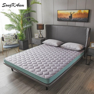 SongKAum high quality Natural latex Mattresses Thicken Keep warm Tatami Foldable Single doublestudent dormitory Mattress