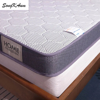SongKAum Knitted fabric Natural latex Mattresses single student dormitory Tatami Double home Three-dimensional Mattress