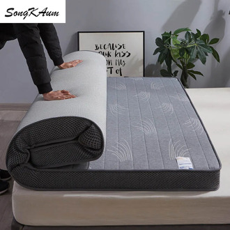 SongKAum New Style Natural latex Memory Foam Mattresses Thicken Keep warm Tatami Foldable student dormitory Mattress