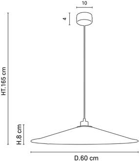Sonia Laudet hanglamp Ø 60 cm berkenhout