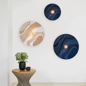 Sonia Laudet Wand Ø60cm malachiet zand