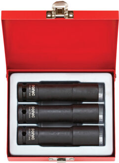 SONIC 3-delige set krachtdoppen (300302)