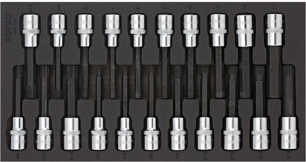 Sonic Bitdopset 1/2", SFS 1/3 21-delig 302104