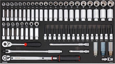 Sonic Doppenset 1/2", SFS Jumbo 84-delig 308401