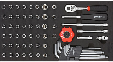 Sonic Doppenset 1/4", SFS 1/3 61-delig 106303
