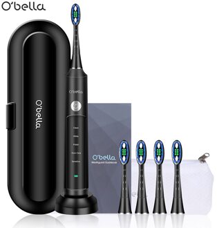 Sonic Elektrische Tandenborstel Usb/Eu Oplaadbare Orale Volwassen Tand Borstels Met 4Pcs Dupont Vervanging Heads Voor Ru 071B-USB