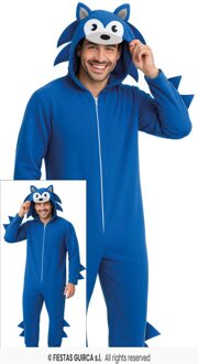 Sonic Onesie Volwassenen Blauw