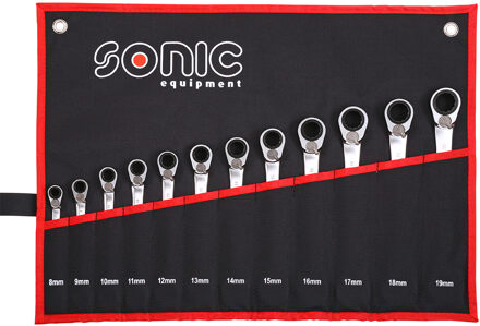 SONIC ringratelsteeksleutelset 12-kant