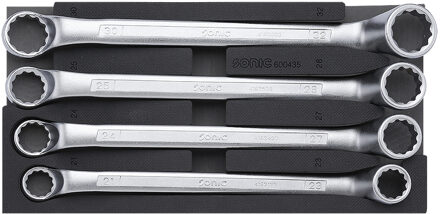 Sonic Ringsleutelset, Diep Gebogen 75° 4-delig 600435