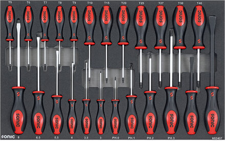 Sonic Schroevendraaierset 24-delig 602407