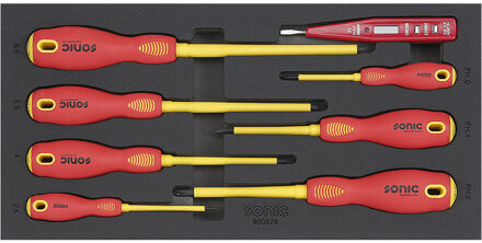 Sonic Schroevendraaierset SFS 1/3 8-delig 600826