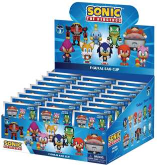 Sonic - The Hedgehog 3D PVC Bag Clips Series 3 Display (24)