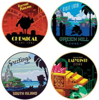 Sonic - The Hedgehog Coaster 4-Pack