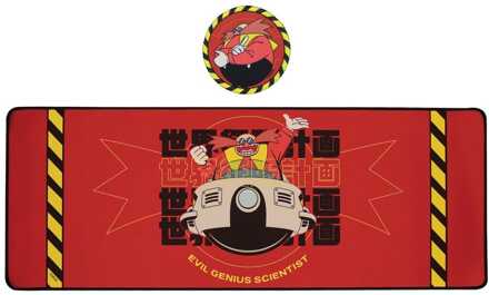 Sonic - The Hedgehog Desk Pad & Coaster Set Dr. Eggman