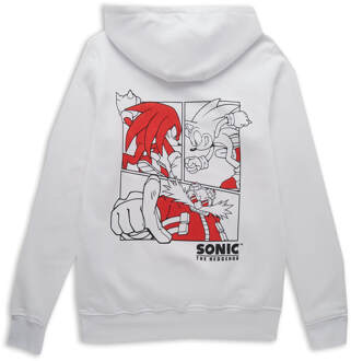 Sonic The Hedgehog Face Off Hoodie - White - M Wit