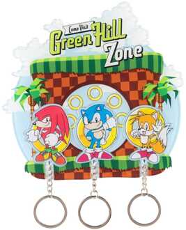 Sonic the Hedgehog Key rack incl. 3 key rings