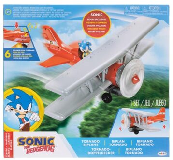 Sonic - The Hedgehog Mini Figure Playset Biplane 6 cm