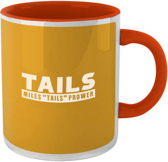 Sonic The Hedgehog Tails Face Mug - Orange Oranje