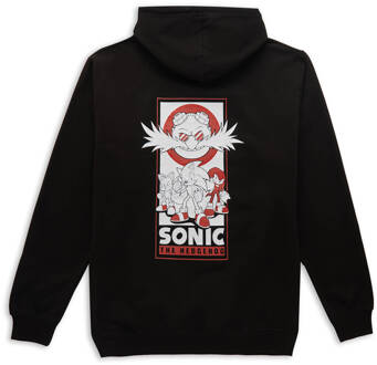 Sonic The Hedgehog Team Up Hoodie - Black - L Zwart