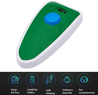 Sonic Trillingen Vloer Veegmachine Multifunctionele Auto Oplaadbare Vegen Cleaner Voor Home Batterij Inbegrepen