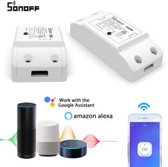 Sonoff Basic R2 Wifi Timer Smart Diy Mini Switch Ondersteuning Ewelink App Draadloze Domotica Compatibel Met Google Home Alexa 2 stk