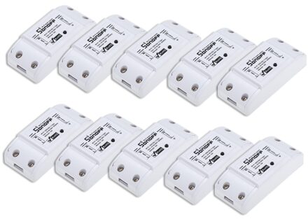SONOFF Basic Wifi Switch Works with Alexa for Google Home 10PCS