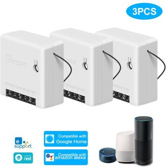 Sonoff MINI DIY APP Smart Afstandsbediening Timer Schema Voice Power-on Status DIY Modus Twee Manier Wifi Smart schakelaar Smart Home 3 stk