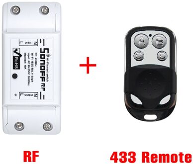 Sonoff Rf Wifi Schakelaar 433 Mhz Rf App Controle Smart Home Automation Werken Met Alexa Google Thuis RF met 433RC
