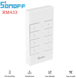 SONOFF RM433 BASE 8 Keys Multipurpose Custom 433 MHz RF Remote Controller Works with RF/Slampher/4CH Pro/TX Series/RF Bridge