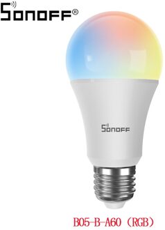 Sonoff Smart Lampen Wifi Afstandsbediening Ctt Rgb Licht B02-B-A60/ B05-B-A60 9W E27 Dimbare Gloeilampen Werken Met alexa Google Thuis