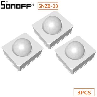 Sonoff SNZB-03 Zigbee Motion Sensor Smart Home Detecteren Alarmen Werk Met Zigbee Brug Smart Home Security Voor Android Ios SNZB-03 3stk