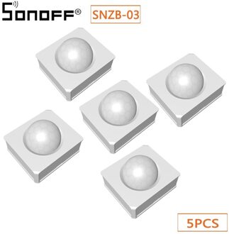 Sonoff SNZB-03 Zigbee Motion Sensor Smart Home Detecteren Alarmen Werk Met Zigbee Brug Smart Home Security Voor Android Ios SNZB-03 5stk