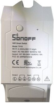 Sonoff TH10 TH16 Wifi Schakelaar Si7021 S18b20 Temperatuur Vochtigheid Sensor Wifi Afstandsbediening Voor Smart Home Automation Module 16A SONOFF TH16