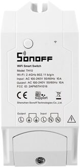 Sonoff TH10 TH16 Wifi Schakelaar Si7021 S18b20 Temperatuur Vochtigheid Sensor Wifi Afstandsbediening Voor Smart Home Automation Module 16A