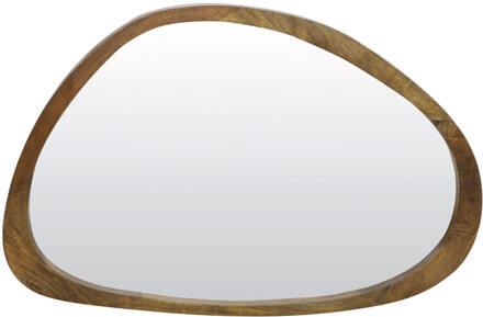 Sonora spiegel 120x5x80 cm hout olie bruin Crème