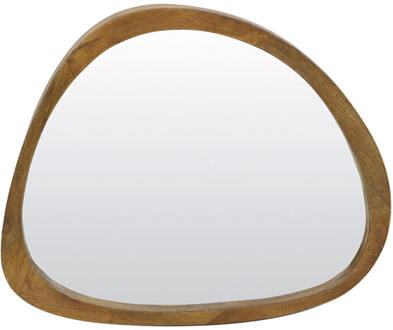 Sonora spiegel 80x5x70 cm hout olie bruin Crème