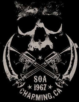 Sons of Anarchy 1967 Charming Women's Cropped Hoodie - Black - XS - Zwart