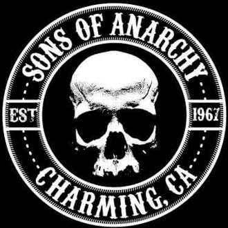 Sons of Anarchy Charming CA Women's Cropped Hoodie - Black - XS - Zwart
