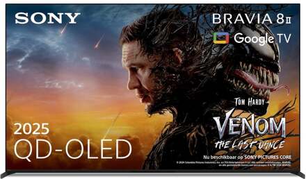 Sony K-65XR8M25BP (2025) BRAVIA 8 II - 65 inch - OLED TV Zwart