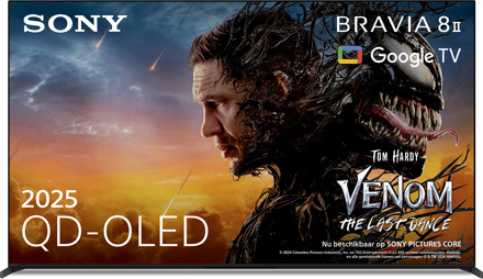 Sony K-65XR8M25BP (2025) BRAVIA 8 II - 65 inch - OLED TV Zwart
