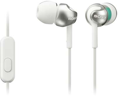 Sony MDR-EX110AP In-ear oordopjes Wit