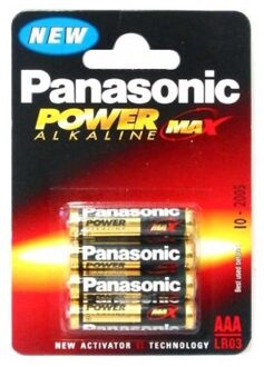 Sony Panasonic Batterijen AAA 4 St.