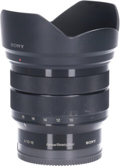 Sony Tweedehands Sony 10-18mm f/4.0 OSS E-mount CM1410 Zwart