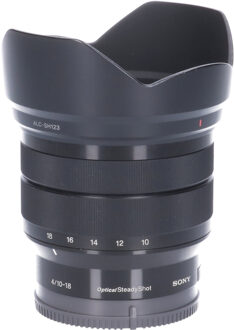 Sony Tweedehands Sony 10-18mm f/4.0 OSS E-mount CM5815 Zwart