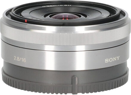 Sony Tweedehands Sony 16mm f/2.8 CM4393 Zilver
