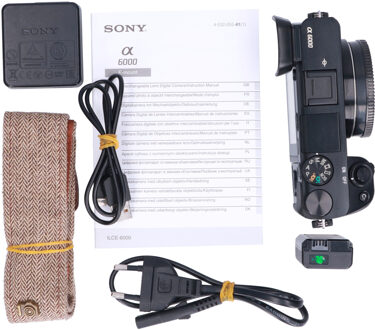 Sony Tweedehands Sony A6000 Body Zwart CM1762