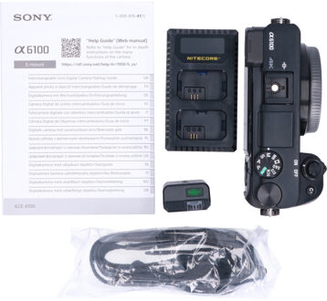 Sony Tweedehands Sony A6100 Body Zwart CM0784