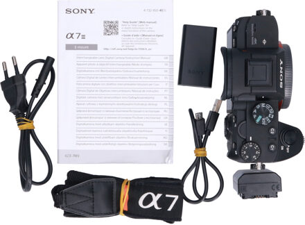 Sony Tweedehands Sony A7 III Body CM1937 Zwart