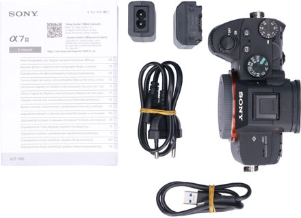 Sony Tweedehands Sony A7 III Body CM5320 Zwart