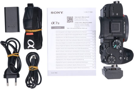 Sony Tweedehands Sony A7 III Body CM5344 Zwart